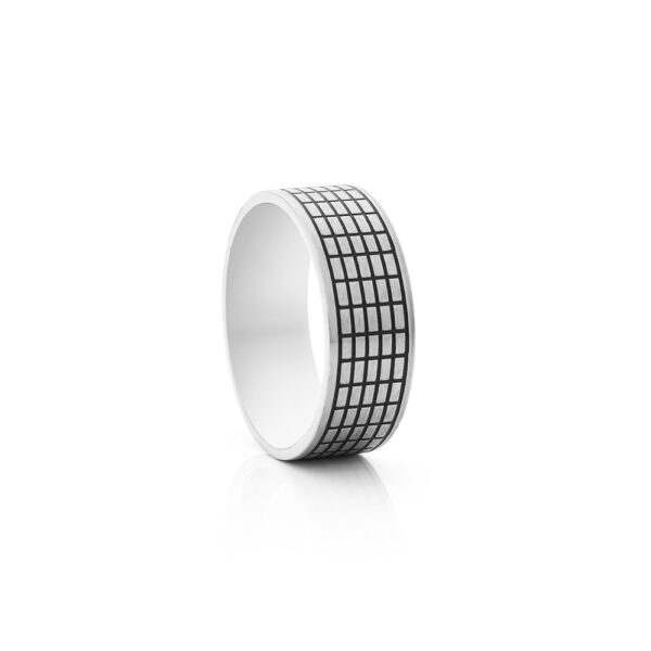 Twobrothers Chipley Anillo de Acero Inoxidable para Hombre