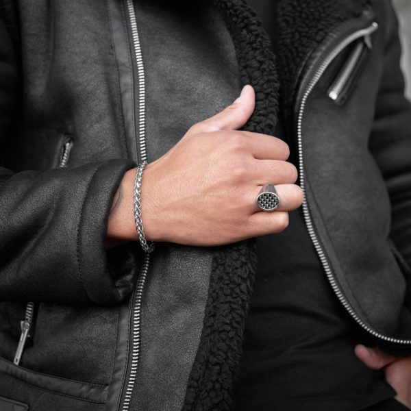 anillo de acero inoxidable para hombre de la marca portuguesa twobrothers - accesorio de moda para hombre - anillo Twobrothers Alford