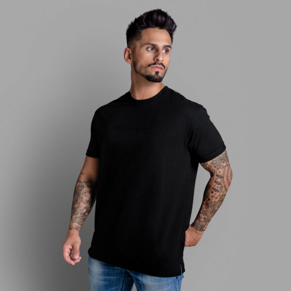 Camiseta sin mangas de algodón de primera calidad para hombre - Twobrothers Bullock - Side