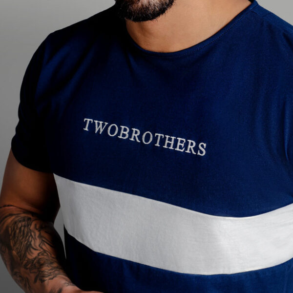 Camiseta de hombre en algodón Regular Fit - Twobrothers Beaver - Panel TB
