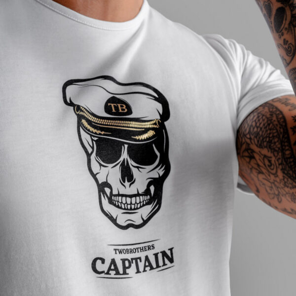 Camiseta Hombre Algodón Regular Fit - Twobrothers Captain - Panel TB