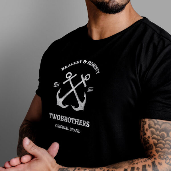 Camiseta Hombre Algodón Regular Fit - Twobrothers Nogales - Panel TB