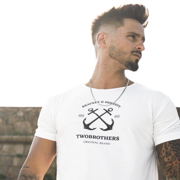 Camiseta de hombre en algodón Regular Fit - Twobrothers Fillmore