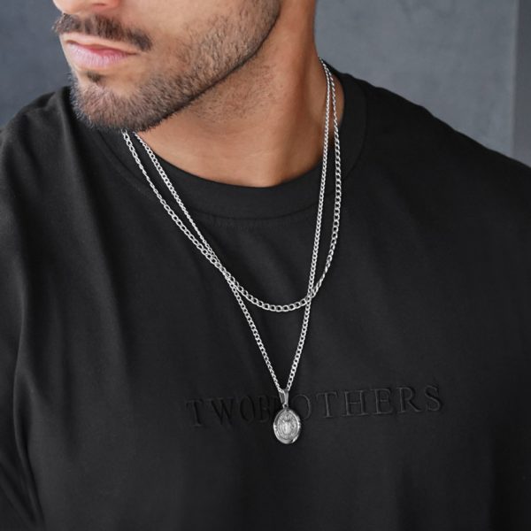 Juego de collares Utah - Collares de acero inoxidable para hombre - Collares estilo masculino - Twobrothers