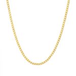 Collar hombre Clayton Dorado, en color dorada, en acero inoxidable, de la marca Twobrothers.