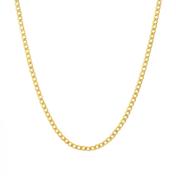 Collar hombre Clayton Dorado, en color dorada, en acero inoxidable, de la marca Twobrothers.