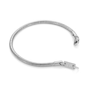 Pulsera hombre Fresno en color plata, en acero inoxidable, de la marca Twobrothers