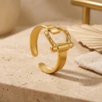 Anillo Mujer Dorado Diane - Imagen 4