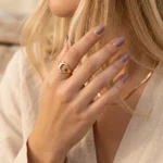 Anillo Mujer Dorado Diane - Imagen 5