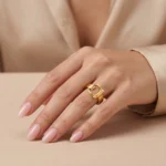Anillo Mujer Dorado Diane - Imagen 6