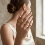 Anillo Mujer Dorado Lina - Imagen 5