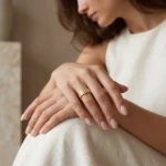 Anillo Mujer Dorado Lina - Imagen 3