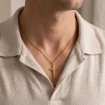 Collar Hombre Dorado Manassas - Imagen 8