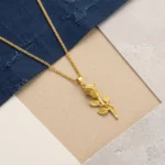 Collar Hombre Dorado Portland - Imagen 3