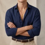 Collar Hombre Dorado Portland - Imagen 4