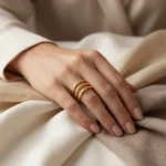 Anillo Mujer Triple Dorado - Imagen 4