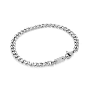 Pulsera hombre Benson, en acero inoxidable en color plata de la marca Twobrothers