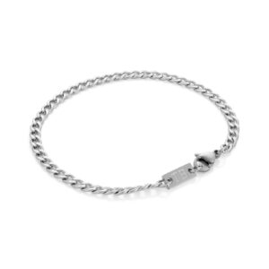 Pulsera hombre Minesota, en acero inoxidable en color plata de la marca Twobrothers