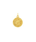 Colgante de Medalla Dorada del Espíritu Santo para Collar Dorado en acero inoxidable