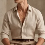Collar Hombre Dorado Poseidón Tridente - Imagen 5