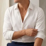 Collar Hombre Dorado Cruz Idaho - Imagen 6
