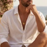 Collar Hombre Dorado Cadena Mano de Fátima - Imagen 4