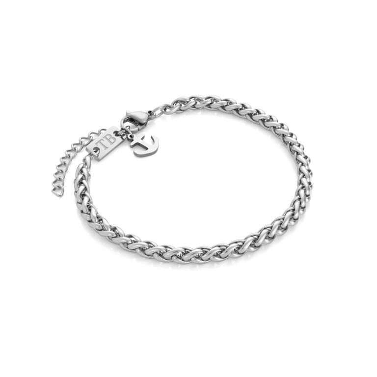 Pulsera de mujer de acero inoxidable con colgante en forma de ancla
