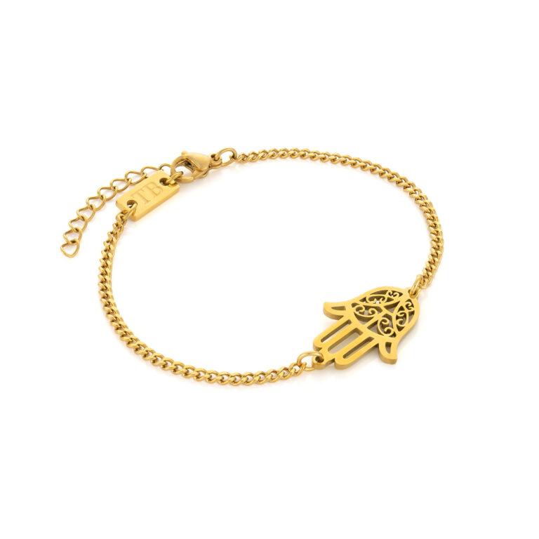 Pulsera Mujer Dorada Mano de Fátima