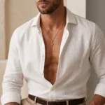 Collar Hombre Dorado Cruz Clermont - Imagen 4