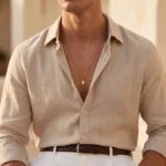 Collar Hombre Dorado Medalla Cruz - Imagen 8