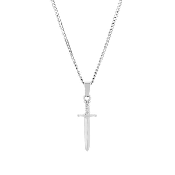 collar-hombre-plateado-con-espada