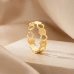 Anillo Mujer Dorado Caroline - Imagen 4