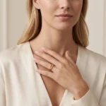 Anillo Mujer Dorado Charlotte - Imagen 4