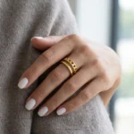 Anillo Mujer Dorado Hannah - Imagen 3