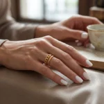 Anillo Mujer Dorado Hannah - Imagen 2