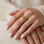 Anillo Mujer Dorado Hannah - Imagen 5