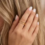 Anillo Mujer Dorado Vivian - Imagen 2