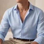 Collar Hombre Doradao con Medalla Inicial - Imagen 3