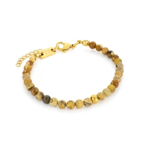 pulsera rachele para mujer en acero inoxidable dorado