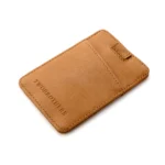 tarjetero para mujer en piel marron claro