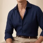 Collar Hombre Plateado con Medalla Inicial - Imagen 3